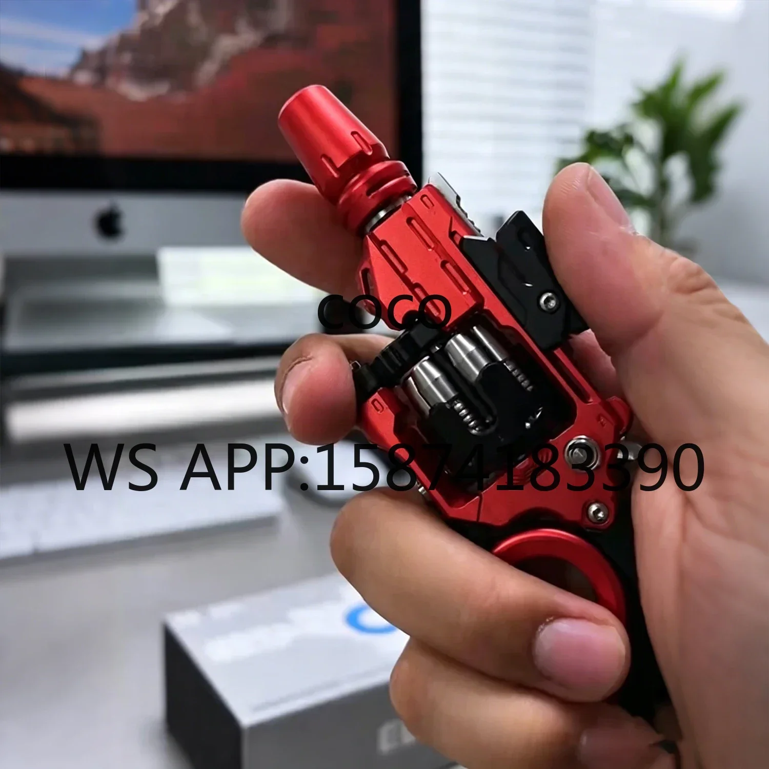 2026 Aluminum Alloy Destroyer Composite EDC Fingertip Spinner Decompression Toy Portable Anxiety Relief Fidget