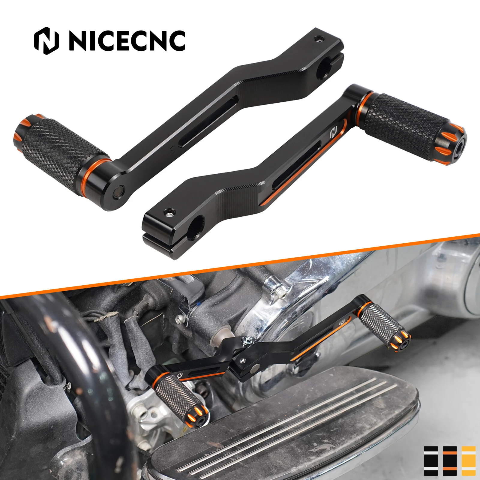 

For 2017-2024 Harley Street Glide Gear Shifter Short Shift Lever for Harley Road King FLHR 2017-2022 Street Glide Special 14-23