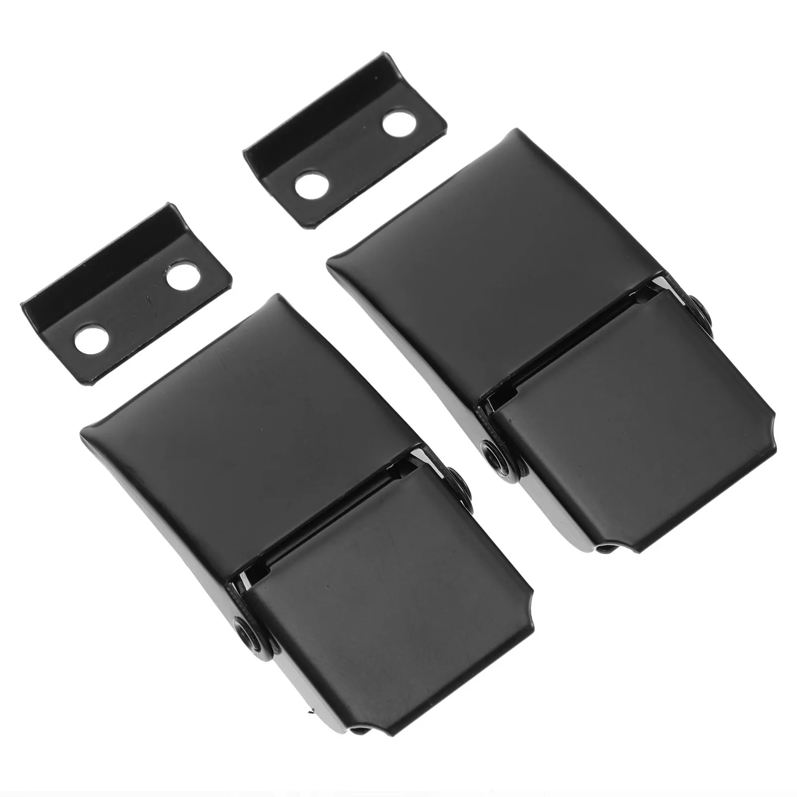 2Pcs Industrial Grade Stainless Steel Hasp Buckle Toggle Latch for Small Doors Cabinets Lockers Storage Boxes Secure Lock
