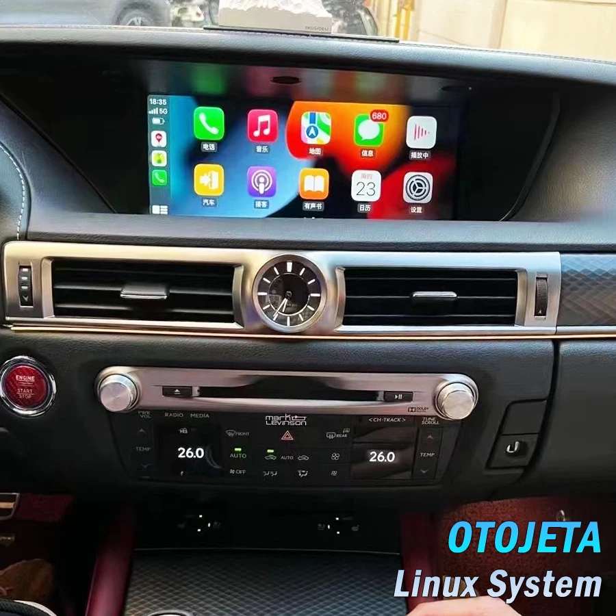 10.25inch Linux Android Auto GPS Car Radio CarPlay ForLexus gs GS200 GS250 GS300 GS350 GS450 2013-2019 Multimedia Player Screen