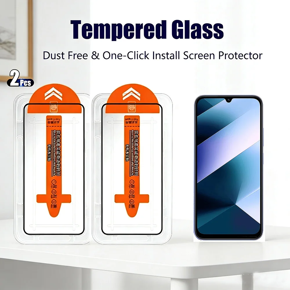 

Защитная пленка для экрана HD (2 шт.) для Xiaomi Poco C85 C75 C71 C65 C55, закаленное стекло для Poco F8 Ultra X8 Pro Max, пылезащитная установка