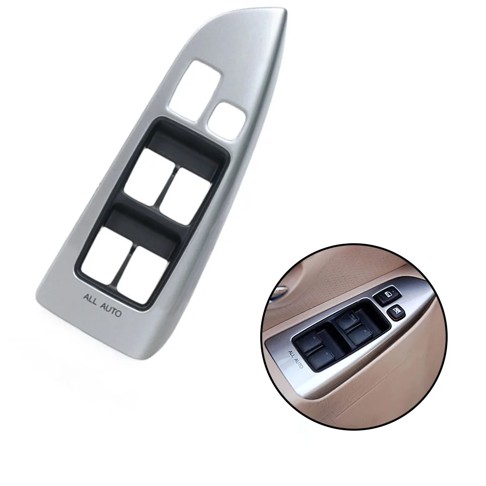 /Glass /Lift /Switch Frame Panel 74232-60440 For Toyota For Land For Cruiser For Prado 120 LC120 2003-2009 Silver Plastic Interi