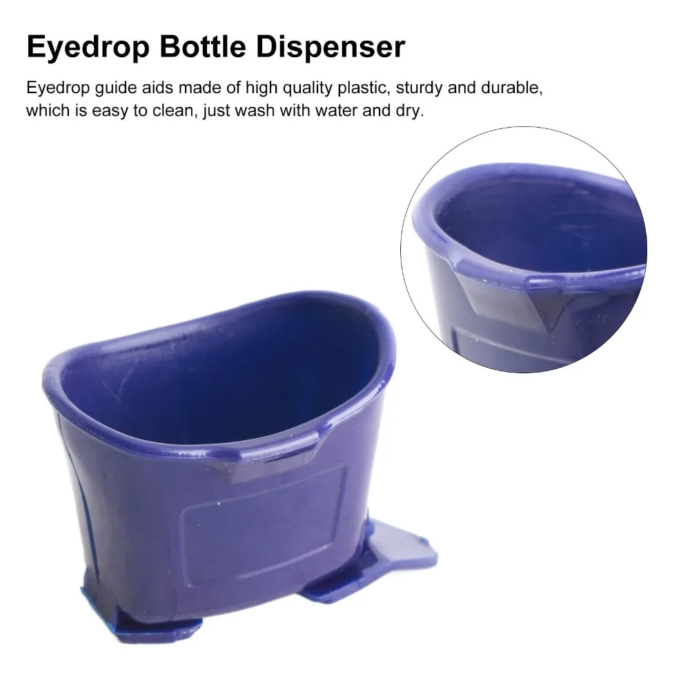 Practical Portable Eye Drop Applicator Automatic Drop Easy Grip Eyedrop Bottle Dispenser Eyedrop Guide Aid Eye Care Routine