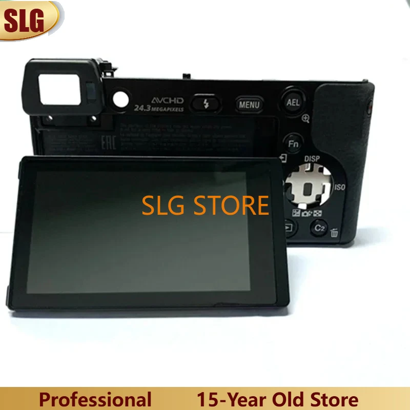 New Original Repair part  For Sony A6000 ILCE-6000 Black Rear Case Shell Cover with LCD Display Screen Unit Camera Replacemnet