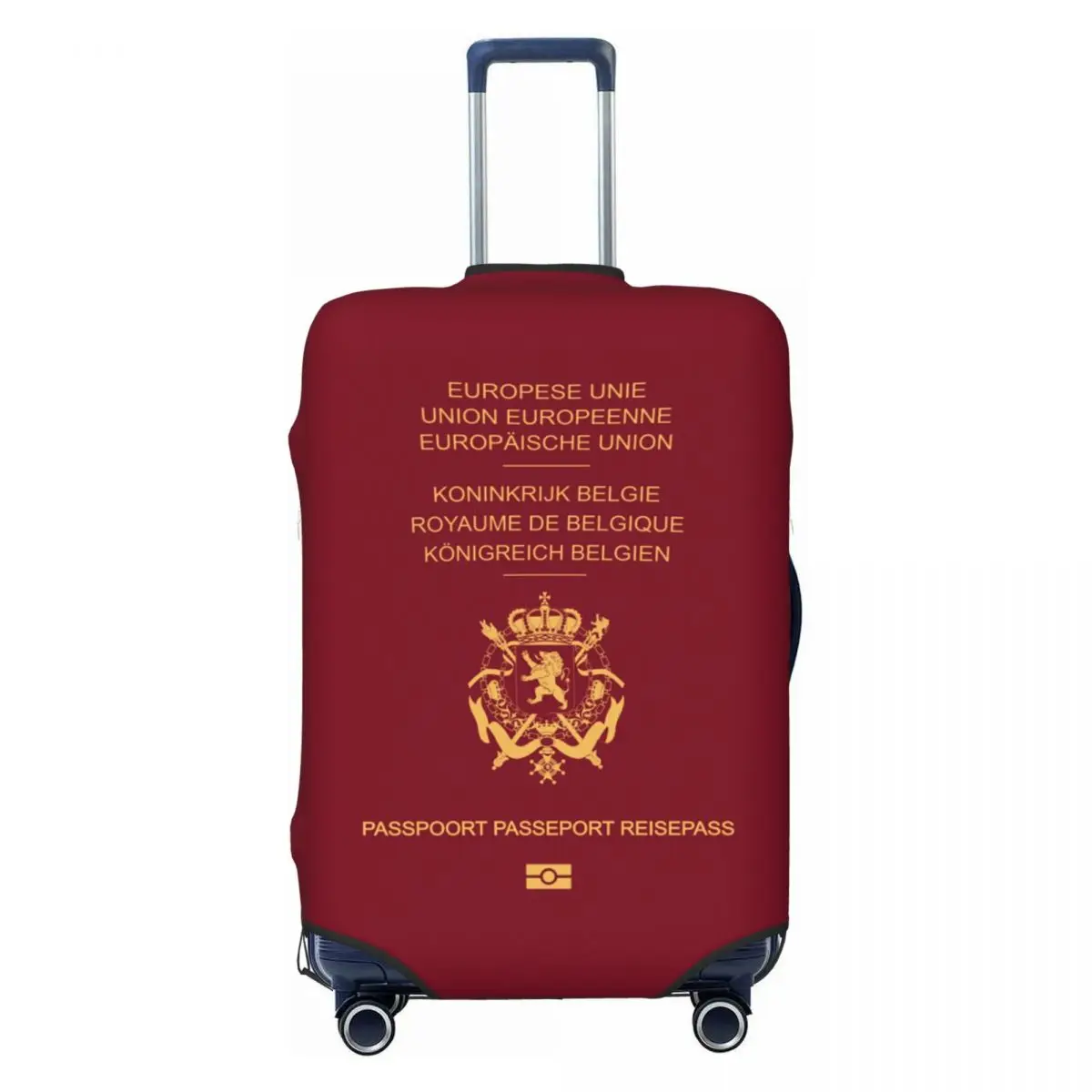 

Бельгийский паспорт, дорожный чехол для багажа, моющийся чехол для чемодана, подходит для 18-32 дюймов