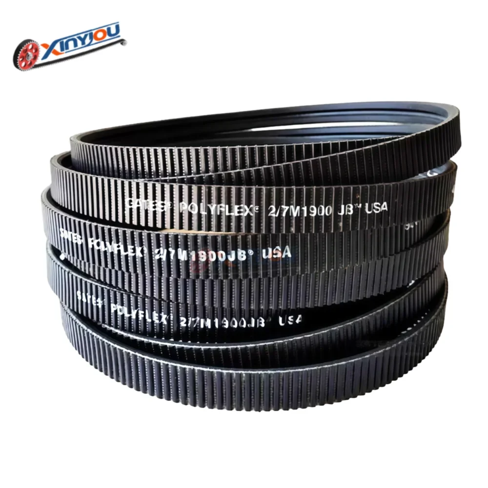 Japan Mitsuboshi &USA gates Polymax Wide Angle Belt 2/7M 500-2180 3/7M500-2180 Combination Transmission Belt for Industrial Use