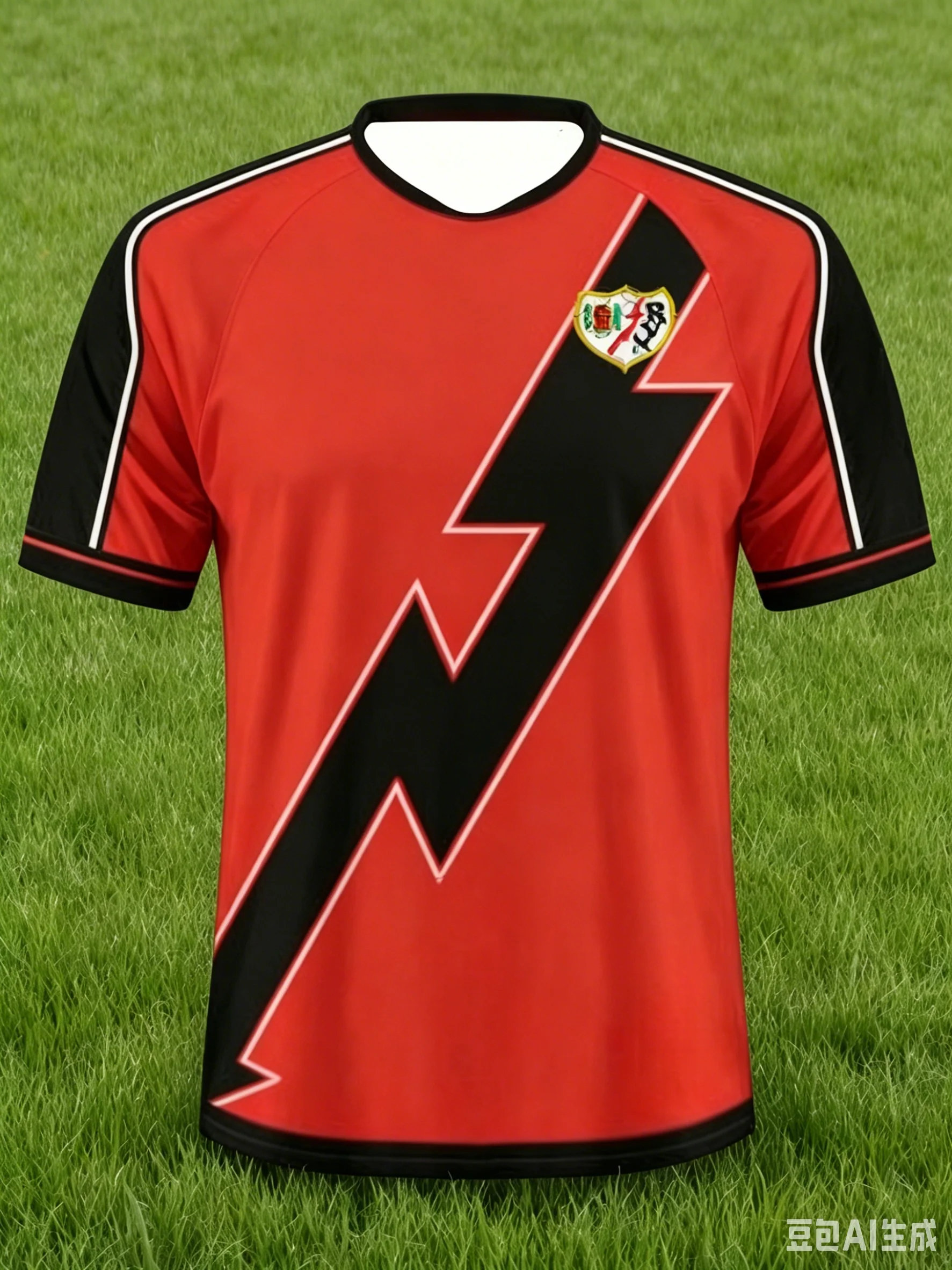 Neues Unisex Rayo Vallecano 25_26 Drittes Fußballtrikot Kurzarm Sommer Schnelltrocknend Lässiges Sportliches Trendiges T-Shirt für den Alltag – Detail 7