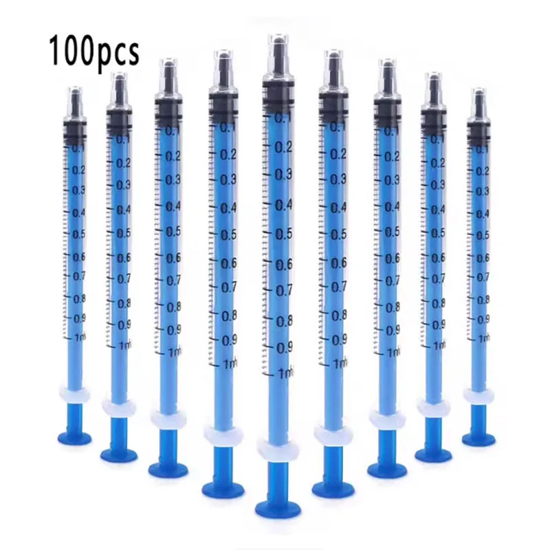 

1ml 3ml 5ml plastic syringe mini-syringe needle for children's experimental inking tool