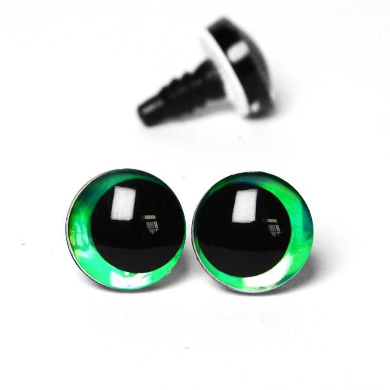 20 Stück 16 mm, 18 mm, 20 mm, 25 mm, 30 mm, Cartoon-3D-Glitzer-Spielzeugpuppe, Pupillenaugen mit Unterlegscheibe – Farbgrößenoption – Detail 10