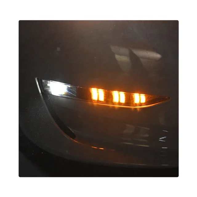 model y front led fog driving lights