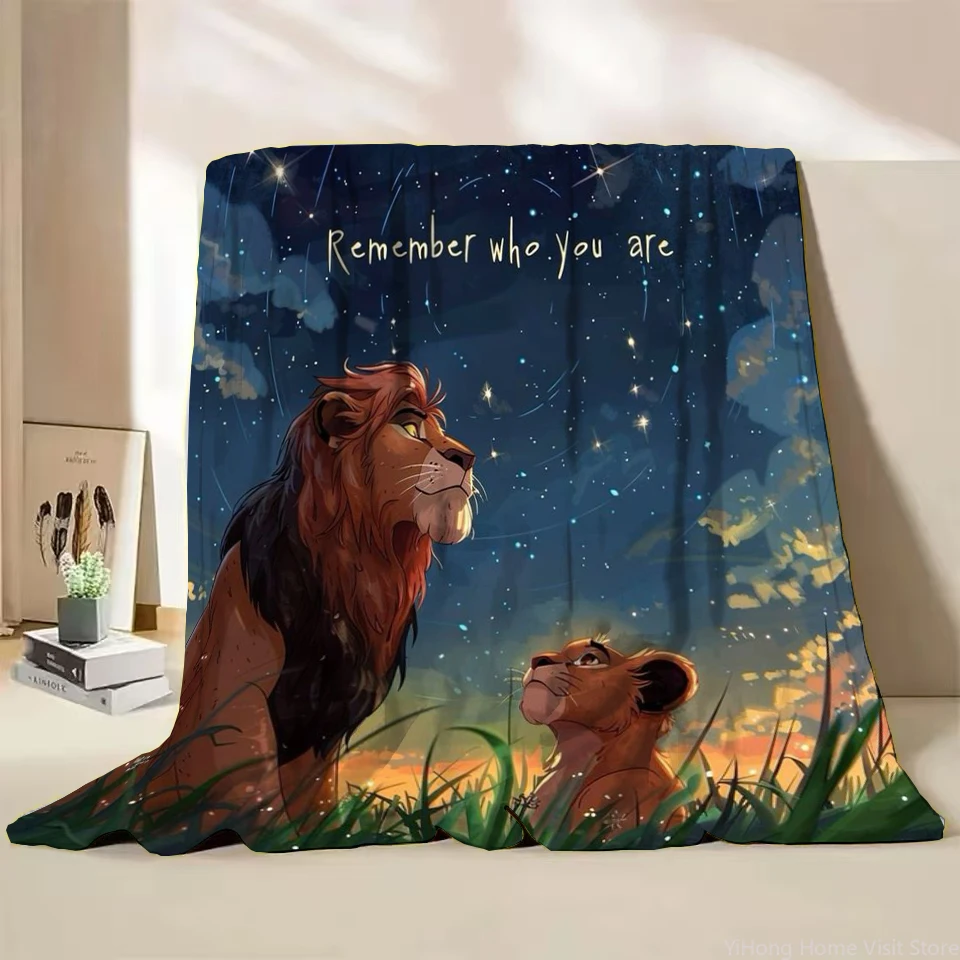 

Disney The Lion King Printed Flannel Thin Blanket King Size Luxury Winter Throw Travel Blankets for Children Sofa Fashion Gift