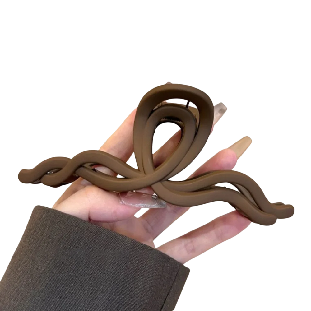 

Fashion Acrylic Wave Cross Hair Claw Styling Tools Hair Accessories Ponytail Clip Shark Clip Girl