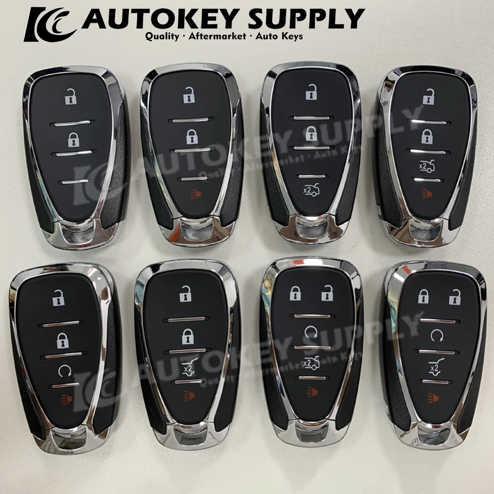 ForChevrolet Smart Card Key Shell 2 2 + 1 3 4 5 pulsanti auto/SUV con Logo Autokeysupply