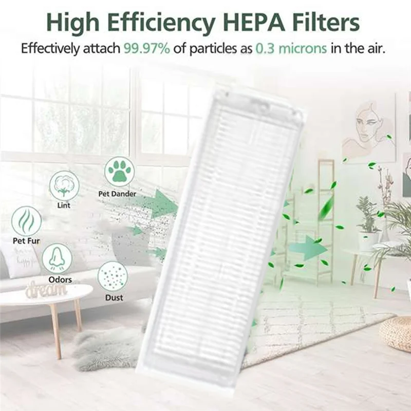 A70P 17 قطعة فرشاة تصفية كيس لجميع الغبار وممسحة القماش عدة ل Airbot L108S برو الترا مكنسة كهربائية اكسسوارات استبدال أجزاء #4