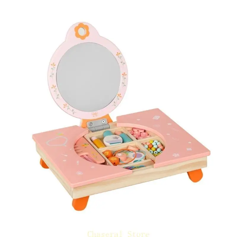 e7ce girl pretend makeup play comb encut simulation ความงามของขวัญวันเกิดเจ้าหญิง-ทำสำหรับเด็กอายุ 2-6 ปี