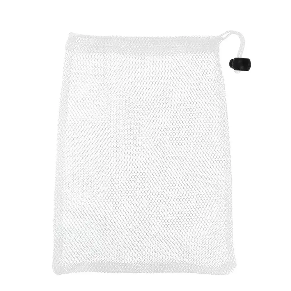 Travel Home Nylon Mesh Drawstring Bag Stuff Sack Storage Bag Laundry Bag