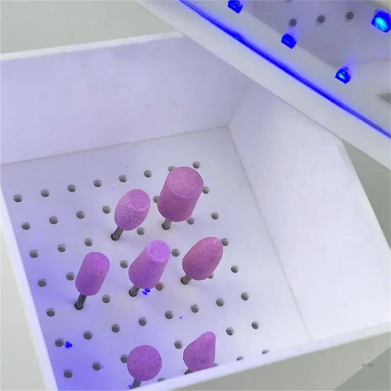 Acrylic Hộp Sắp Xếp Cho Bông Tăm Bông Đầu Kẹp Tóc Giải Pháp Bảo Quản Nhỏ Gọn Cho Phụ Kiện Trang Điểm