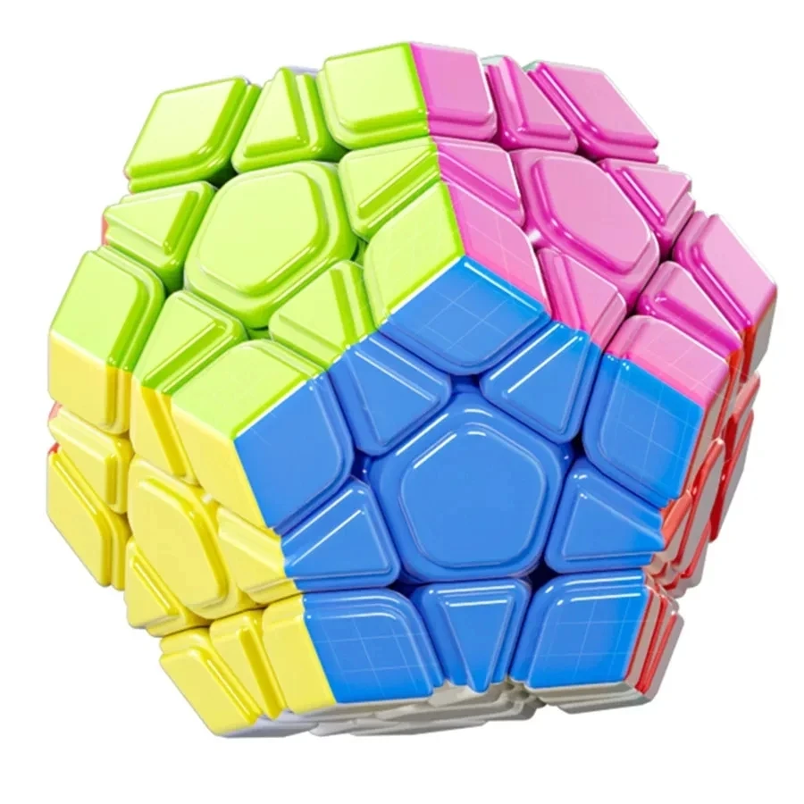 Moyu Megaminx ลูกบาศก์มหัศจรรย์แม่เหล็ก V2 3x3 dodecahedron profession ความเร็วปริศนา12หน้าของเล่น speedcube พิเศษ speedcube Magico