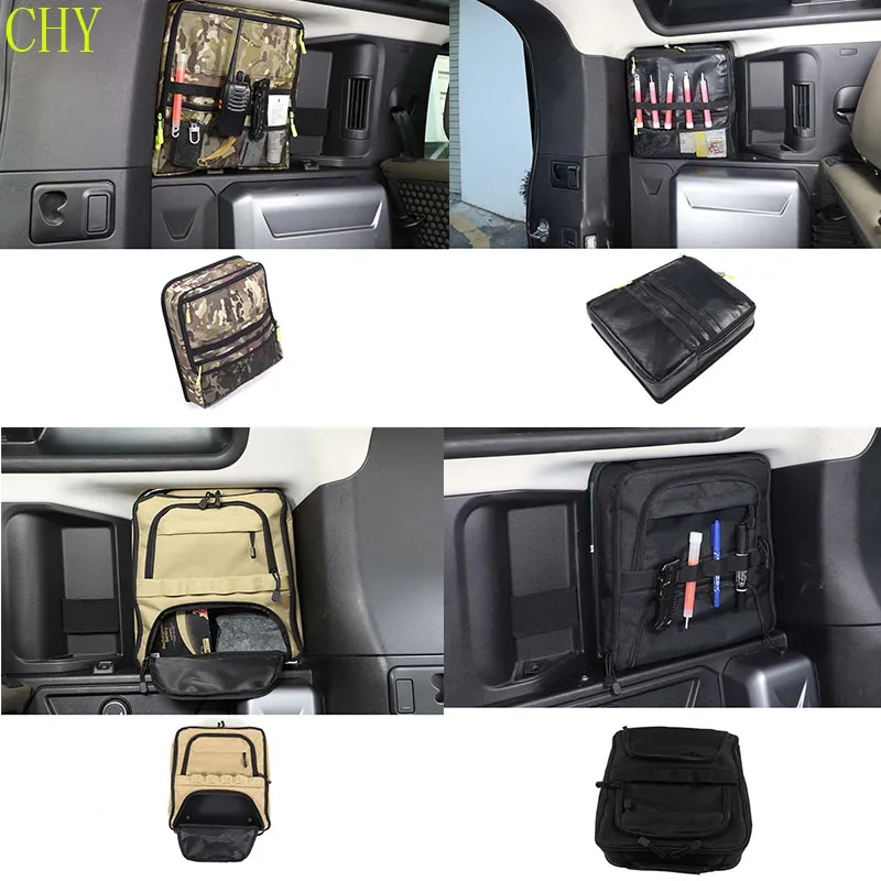 

1piece set Oxford cloth For Land Rover Defender 90 110 130 2020+ car trunk side window bag storage bag modification accessories