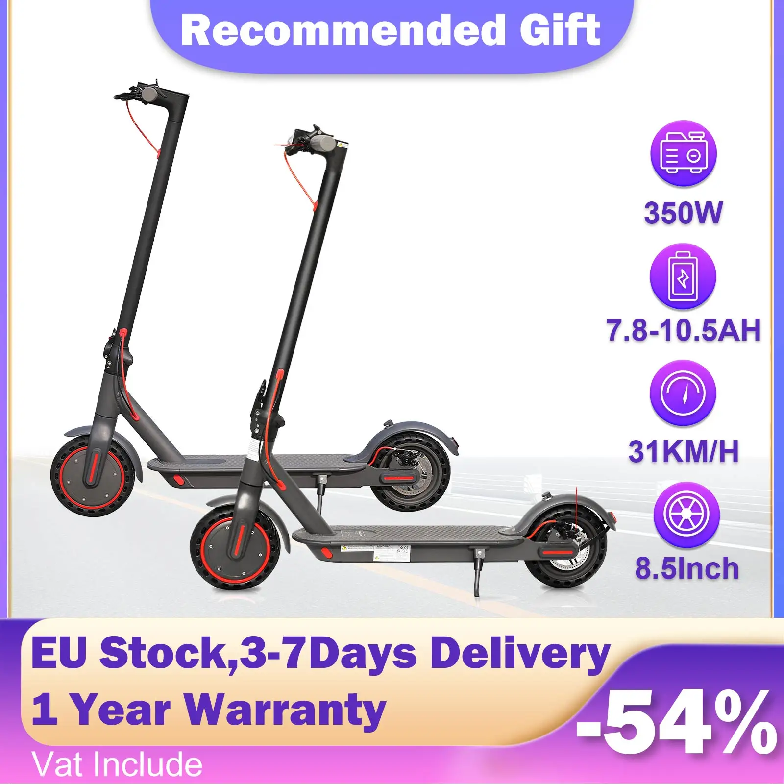 Global Version Best selliing Electric Scooter M365 Foldable Skateboard 31km/h 7.8-10.5AH E-ABS System Long-Life Battery