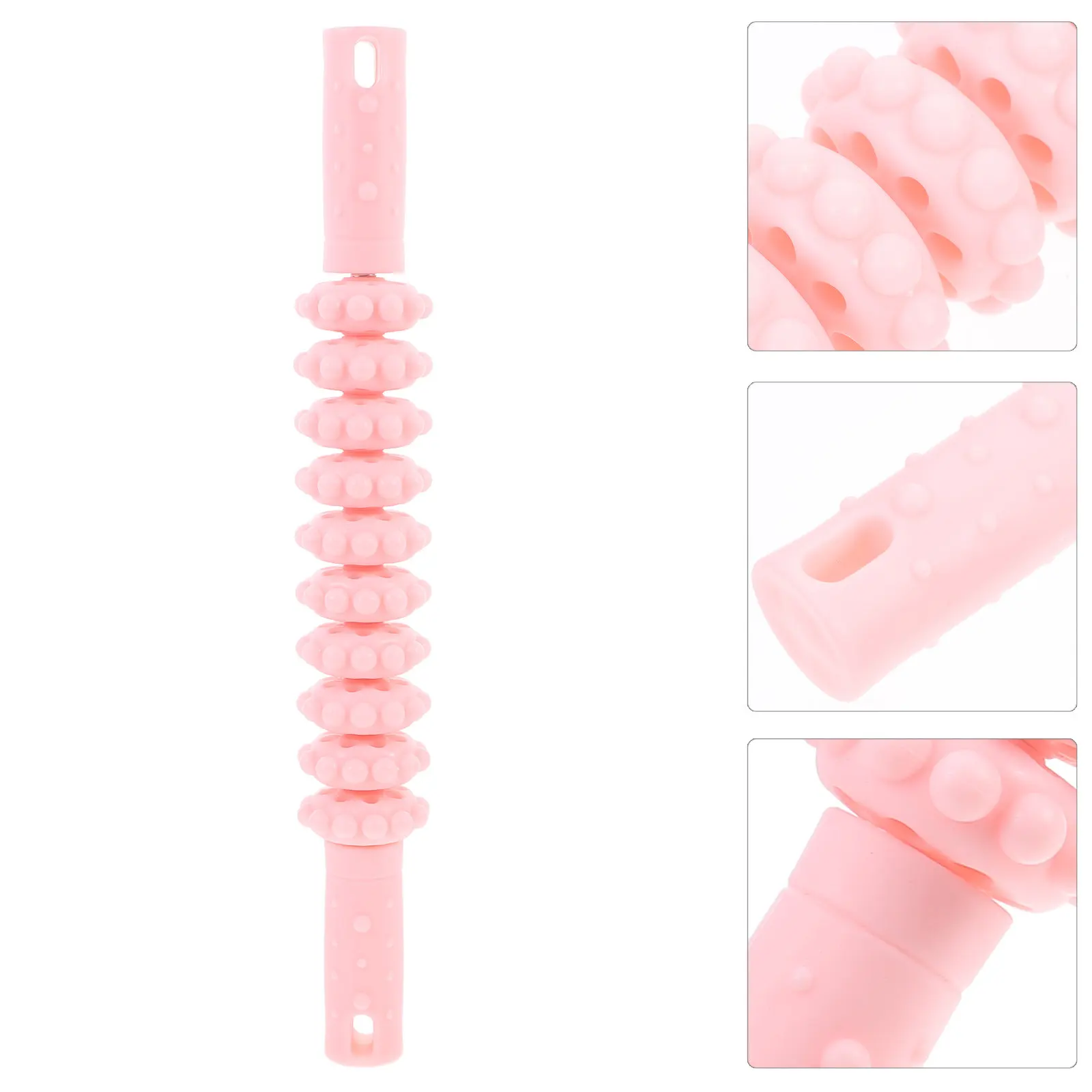 

Practical Back Massage Roller Muscle Massager Tool Home Relaxing Portable Lightweight PP Steel Long Service Life