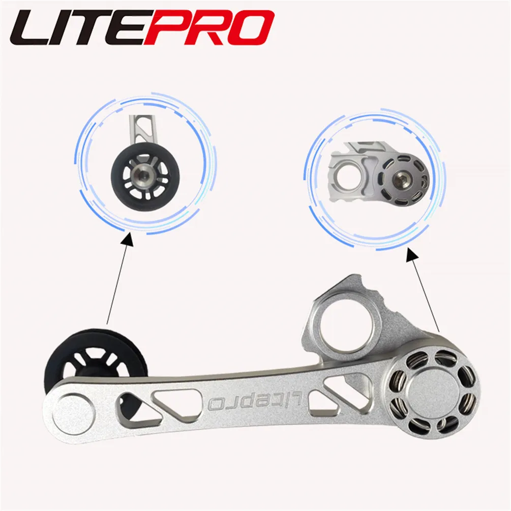 Litepro External 7Speed Chain Tensioner DIP Shifter For Brompton Bike Aluminum Alloy Rear Derailleurs Transmission