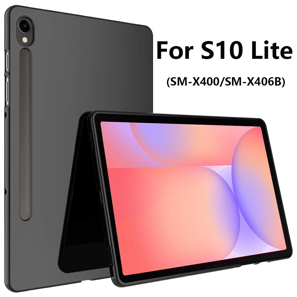 

Silicone Case for Samsung tab S10 Lite/S10 FE/S10/S9 FE/S9, Soft TPU Back Cover, Lightweight, Anti-Slip, Scratch-Resistant