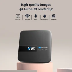 H20 Smart TV Box Android 10.0 1GB 8GB 4K HD H.265 lettore multimediale TV Box Android 3D Play Store Set Top Box 1080P molto veloce