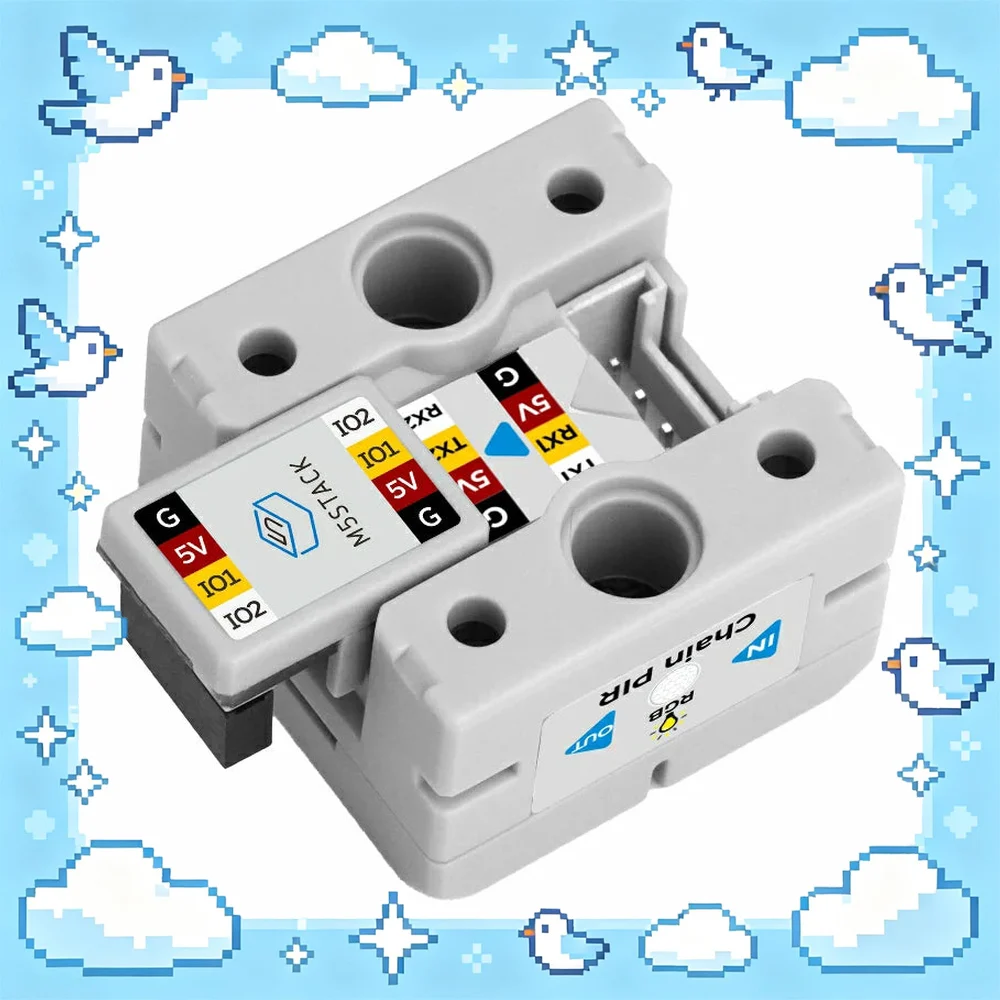 M5Stack Chain PIR STM32G031 Passive Infrared Motion Sensor Node Module for Chain Series IoT Development