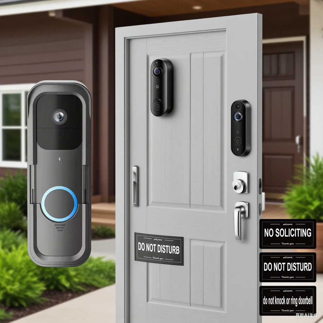 

Doorbell Mount Anti-Theft For Blink Video Doorbell No-Drill Doorbell Mount Bracket 14.4x5x4.2cm Home Safety Accessories