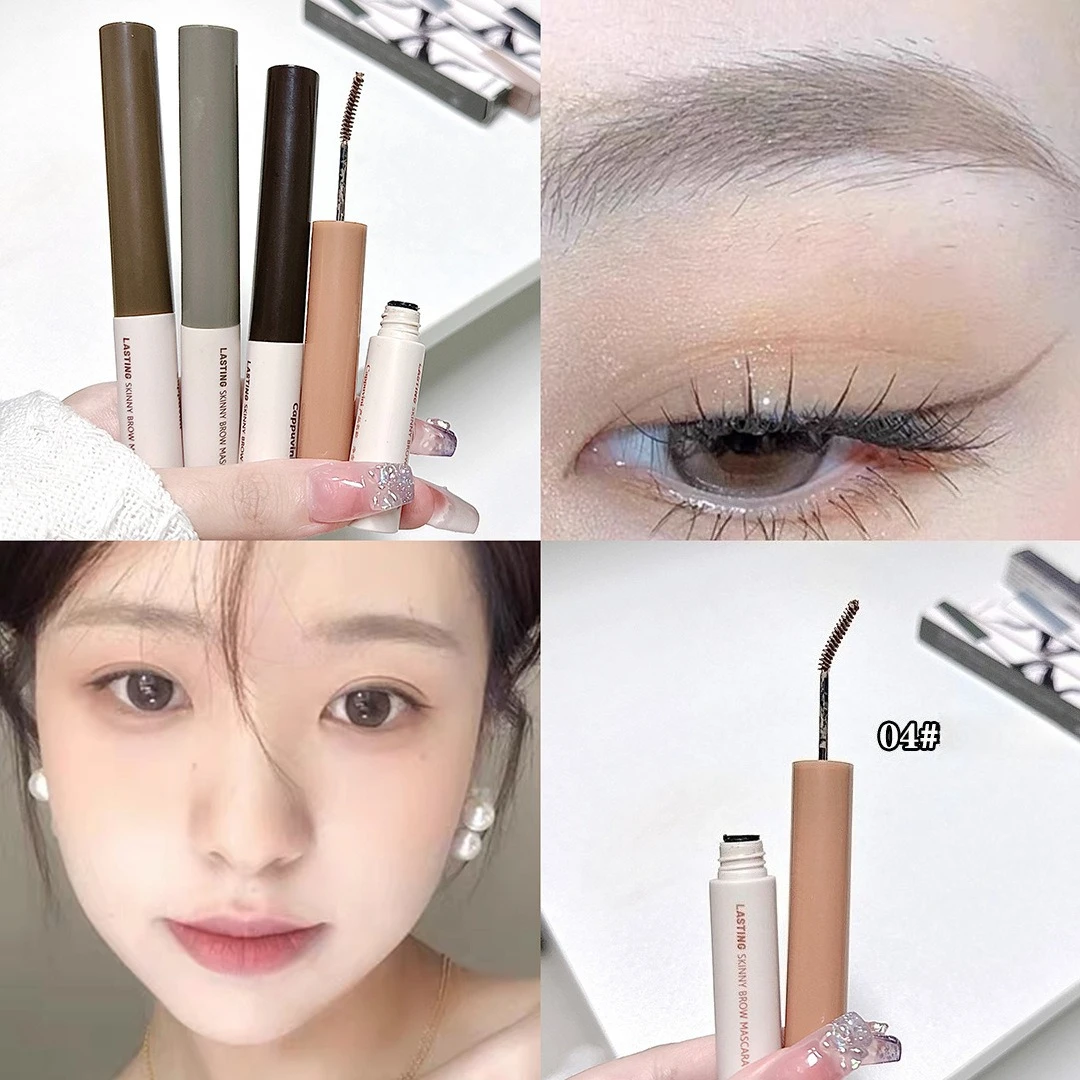 كريم الحواجب الملون، جل الحواجب الملون فائق النعومة، ماسكارا الحواجب المقاومة للماء والتلطخ، ملابس طويلة، مكياج حواجب طبيعي #3