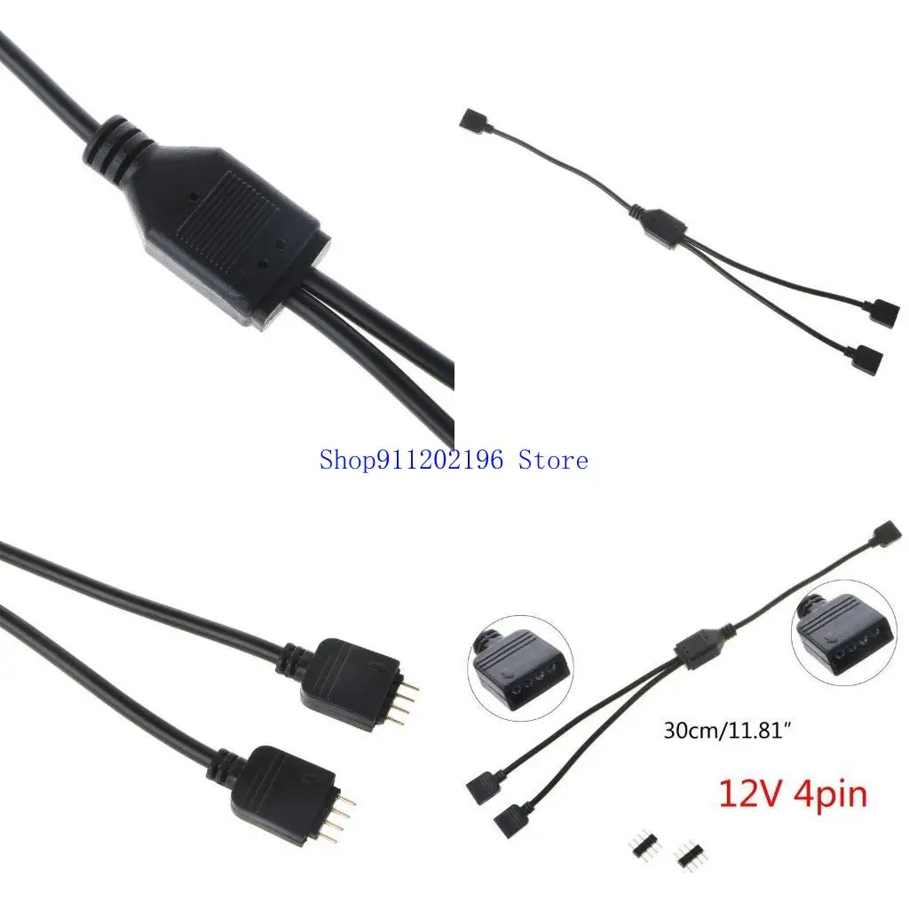 P82A RGB Rozdzielacz kabel 12v 4pin kabel adapterowy