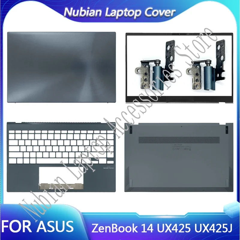 

New For ASUS ZenBook 14 UX425 UX425J UX425E U4700J LCD Back Cover/Front Bezel/Hinges/Palmrest/Bottom Case Full Housing Cover