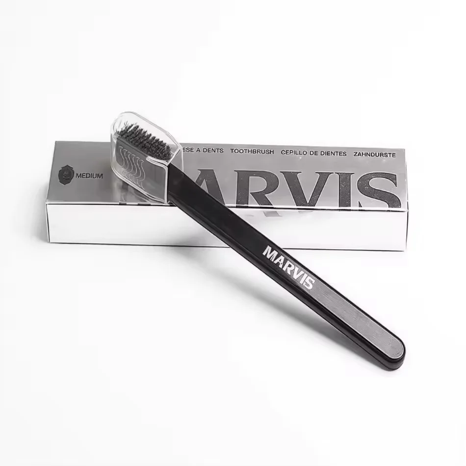 3pcs Marvis Ultra-fine Soft Toothbrush Set Italy Gum Health Portable Travel Tooth Cleaning Brush for Oral Hygiene Care