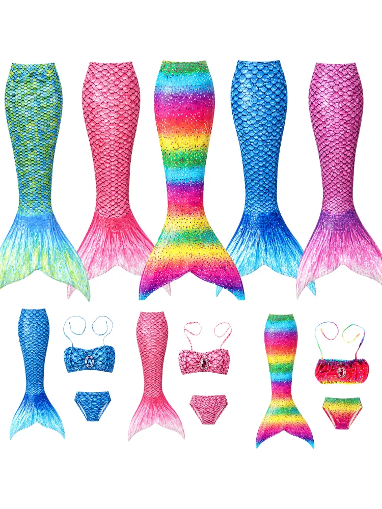 Fashion Beauty Fish Tail Swimsuit Cosplay Little Mermaid Costume Maid Swimsuit Party Gift Fantasy Swimsuit