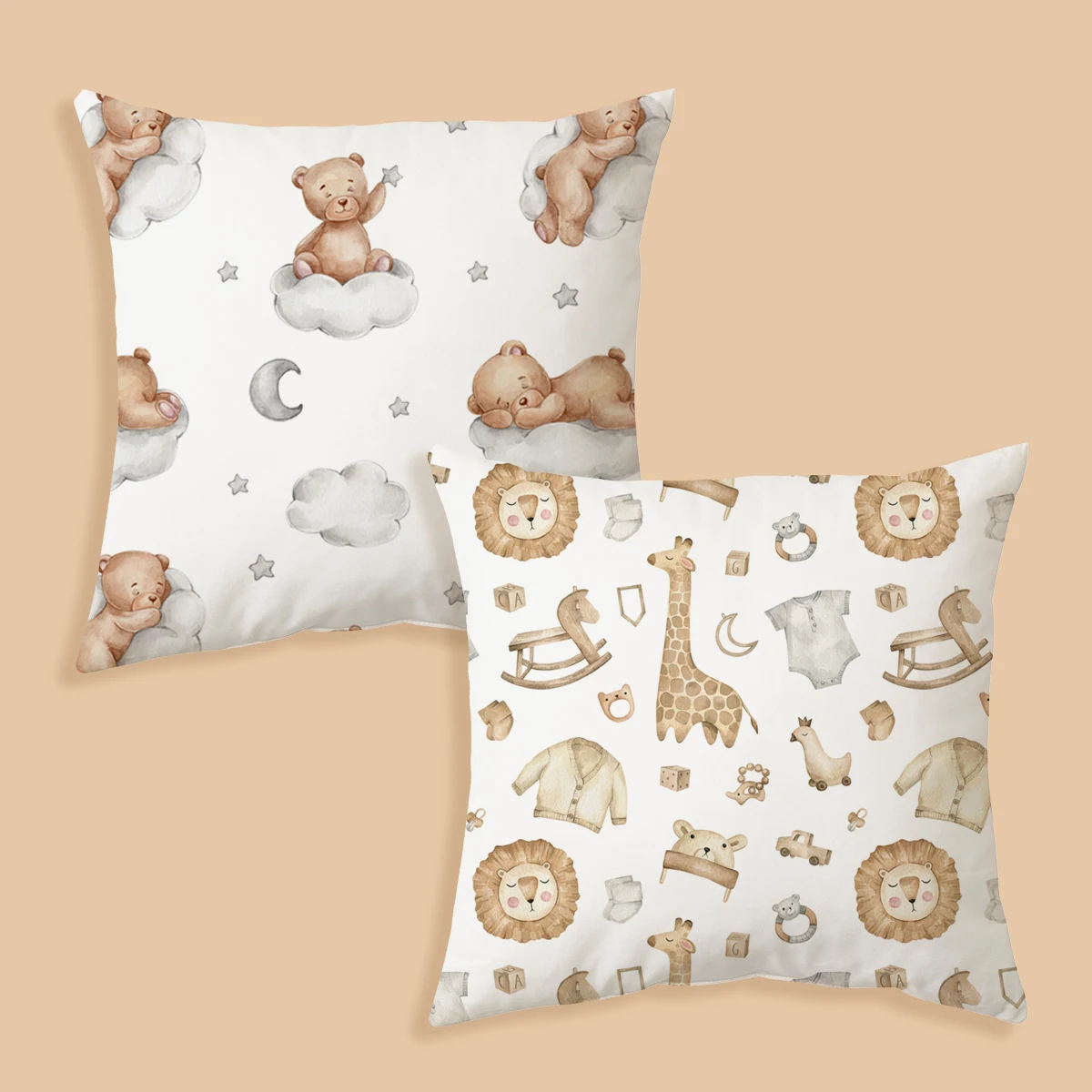 

HappyFlute Новый комплект из двух предметов: наволочка-конверт 40*40 см из мягкой и дышащей полиэстеровой ткани для различных сценариев использования