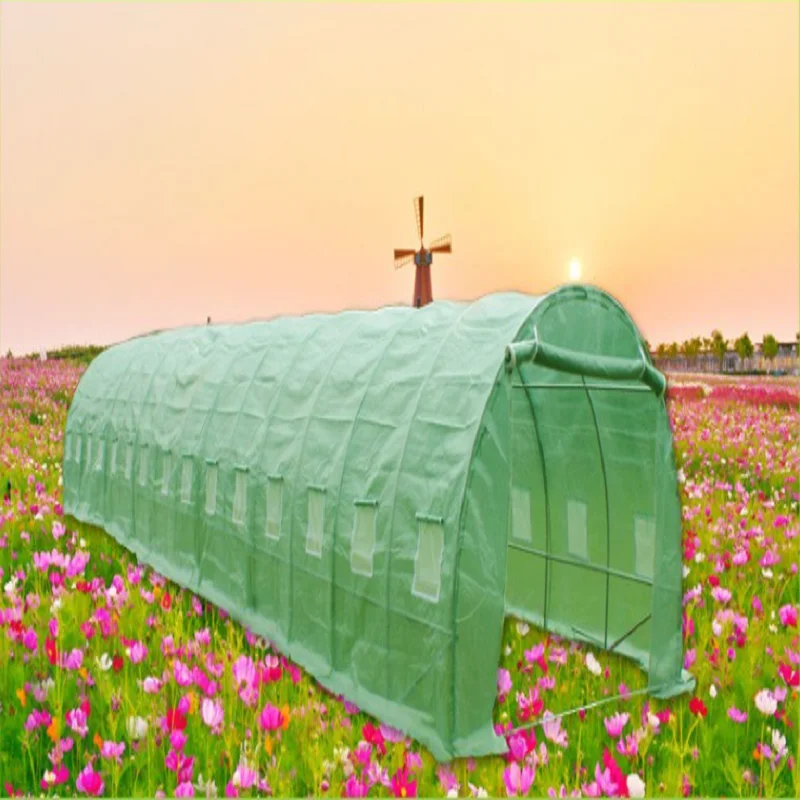 single span 4x3x2m garden greenhouses shed polytunnel greenhouse from China