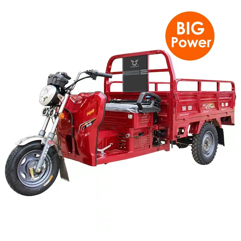 

150cc Three Wheel Motorcycle Air Cooling Gas Powered Tricycle Hot Selling African Motorized Cargo Tricycle