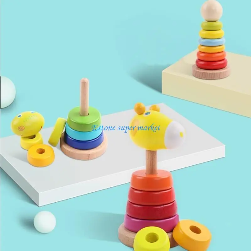 090B カラーマッチスタッキングおもちゃ教育早期学習玩具子供のための就学前