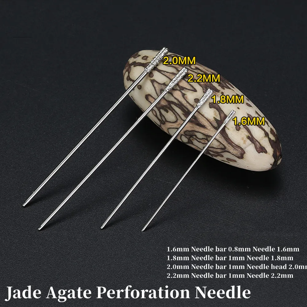 5/10/15 Pcs Twist Drill Bit 1.0mm 1.4mm 1.6mm 1.8mm 2.0mm 2.2mm Jade Agate Hole Punching Needle Diamond Sand