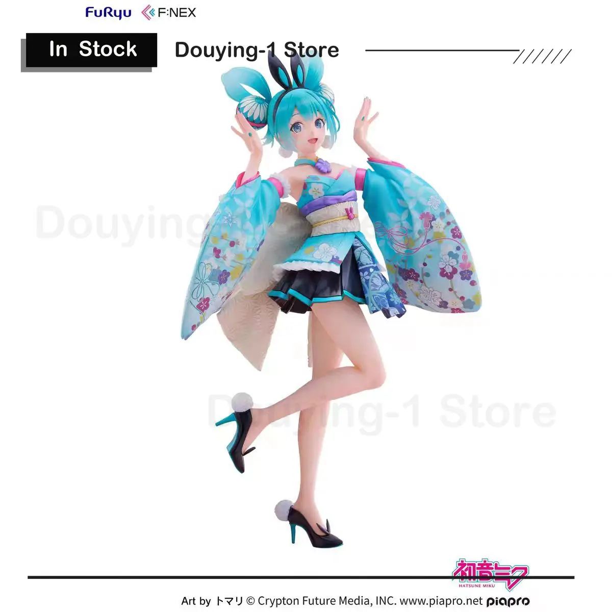 

Pre-sale Hobby F:NEX Miku 26.5cm Kimono Bunny Girl Ver. 1/7 Anime Action Collection Figures Model Toys Figura PVC Gift