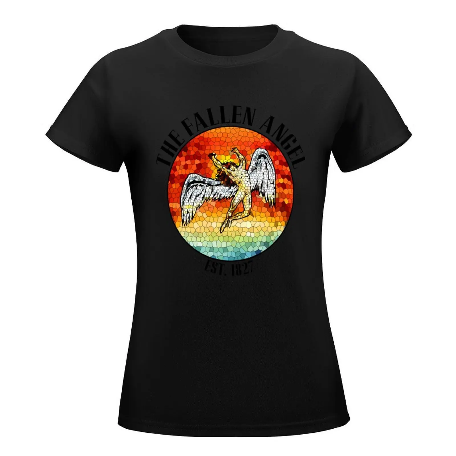 The Fallen Angel Logo T-Shirt summer tops shirts graphic tees summer top animal print shirt for girls cotton t shirts Women