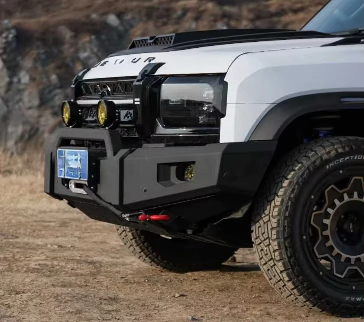 New Design Modification Accessories Aluminum Alloy Front Bumper Lower Guard Skid Plate for Jetour T2 Traveler Accessories
