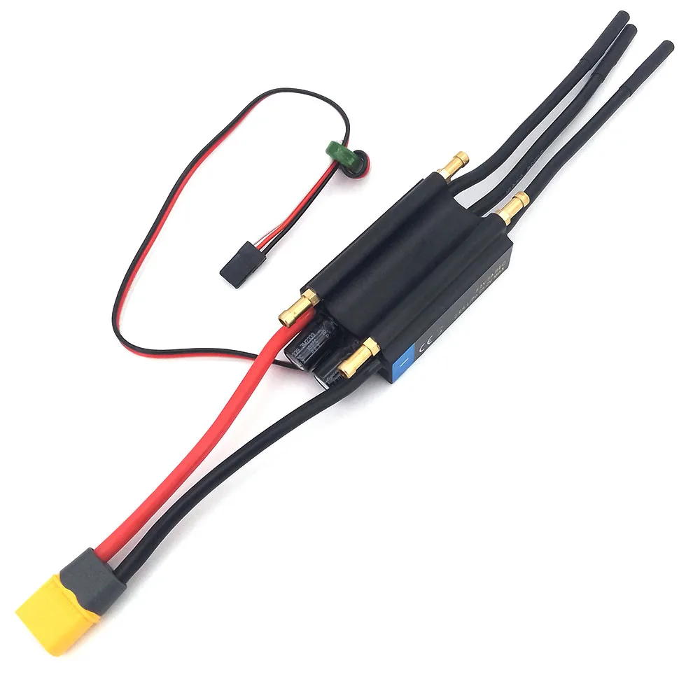 FLYCOLOR 2-6S Brushless Motor ESC 90A Forward Backward Water Cooling Speed Controller for RC Boat Monoboat Marine Hydroplane