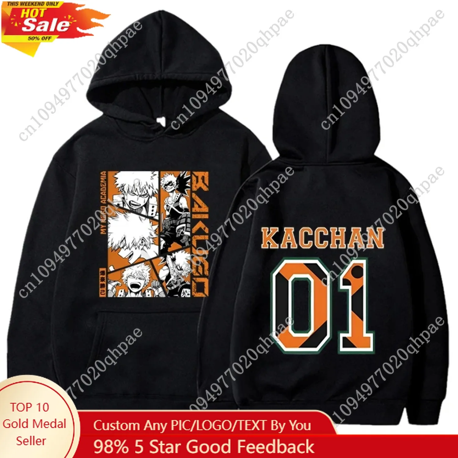 

New Anime Bakugou Katsuki Print Hoodies Women Men Spring Autumn Fashion Pullovers Ladies Hooded Long Sleeve Sweatshirt