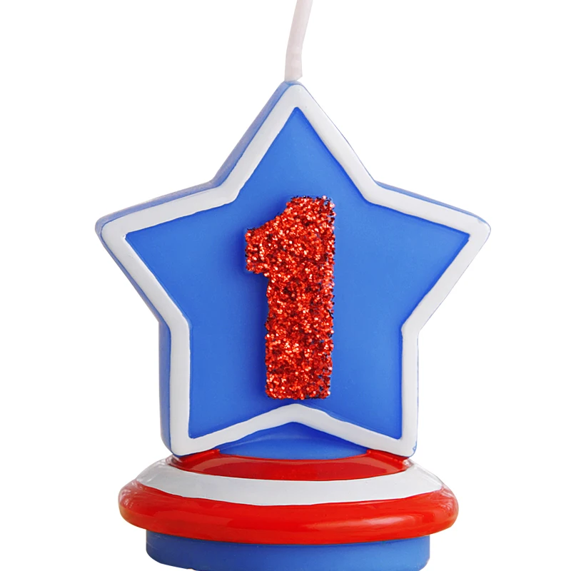 Birthday Candle Digital Creative Children's Cake Decoration view 5