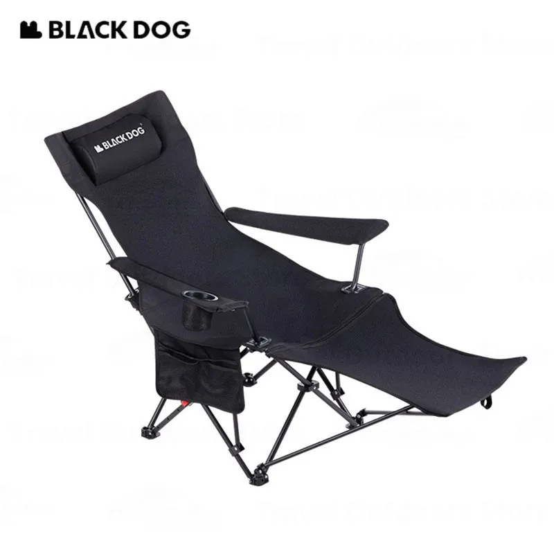 Naturehike BLACKDOG Camping Recliner Sitting And Sleeping Dual-Use Fishing Home Leisure Chair With Pillow Foldable 4-Speed