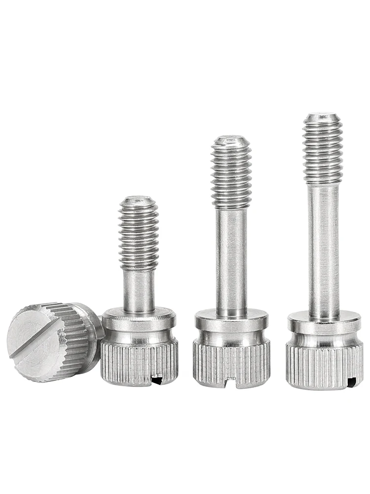 M2 M2.5 M3 M4 M5 M6 M8 304 Stainless Steel GB839 Slotted Hand Tighten Thumb Screw Anti-loosening High Head Knurled Bolt