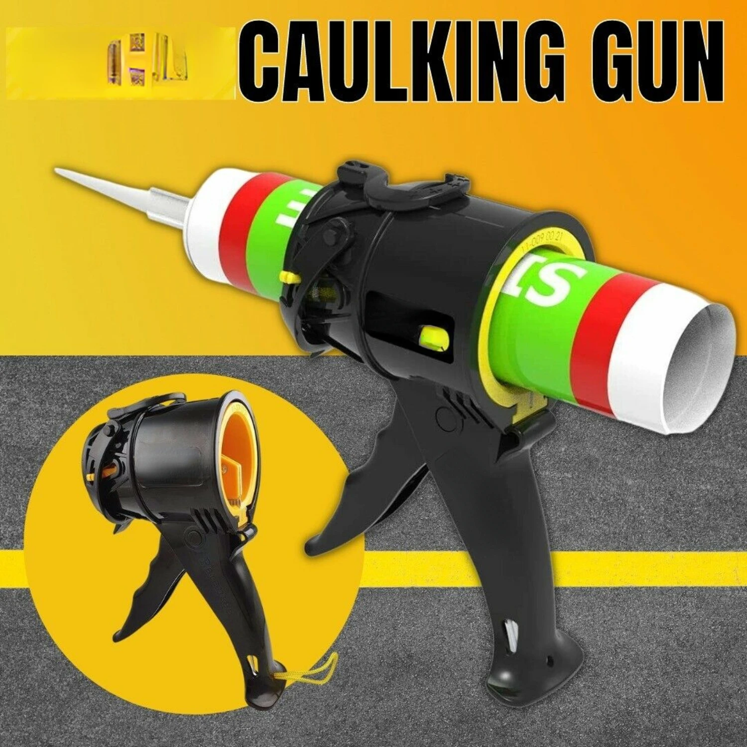 Upgrade Your Projects with a Reliable, High-Performance Silicone Caulking Gun for Professional-Quality Results. Ideal for Detail