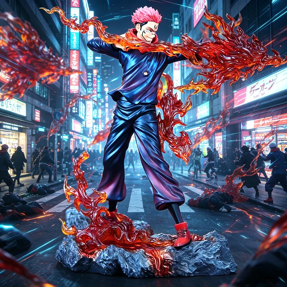 

Фигурка аниме «Магическая битва» (Jujutsu Kaisen) Рёмен Сукуна, 30 см/11,81 дюйма, ПВХ статуэтка, настольное украшение, коллекционная модель, игрушка, подарок